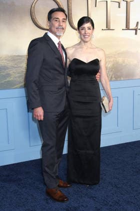 NEW YORK, NY - MARCH 2: Matthew B. Roberts, Maril Davis at the Starz Outlander season 8 premiere at Alice Tully Hall on March 02, 2026 in New York City. Copyright: xRWx