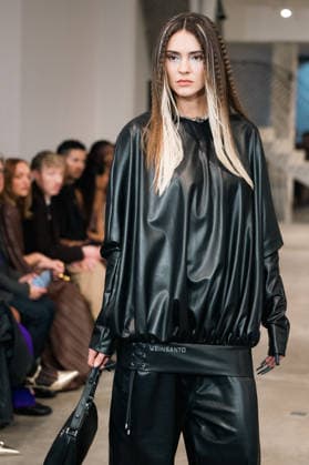 PFW - Weinsanto Runway A model walks the runway during the Weinsanto Womenswear Fall Winter 2026-2027 show as part of Paris Fashion Week on March 02, 2026 in Paris, France. Photo by Jana Call me J ABACAPRESS.COM Paris Ile de France France  Copyright: xJanaxCallxmexJ ABACAx