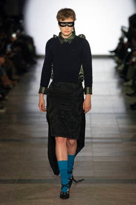 PFW - Julie Kegels Runway A model walks the runway during the Julie Kegels Womenswear Fall Winter 2026-2027 show as part of Paris Fashion Week on March 02, 2026 in Paris, France. Photo by Alain Gil Gonzalez ABACAPRESS.COM Paris France  Copyright: xGonzalezxAlain-Gil ABACAx