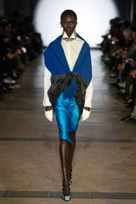 PFW - Julie Kegels Runway A model walks the runway during the Julie Kegels Womenswear Fall Winter 2026-2027 show as part of Paris Fashion Week on March 02, 2026 in Paris, France. Photo by Alain Gil Gonzalez ABACAPRESS.COM Paris France  Copyright: xGonzalezxAlain-Gil ABACAx