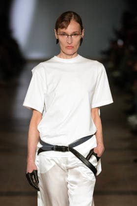 PFW - Julie Kegels Runway A model walks the runway during the Julie Kegels Womenswear Fall Winter 2026-2027 show as part of Paris Fashion Week on March 02, 2026 in Paris, France. Photo by Alain Gil Gonzalez ABACAPRESS.COM Paris France  Copyright: xGonzalezxAlain-Gil ABACAx