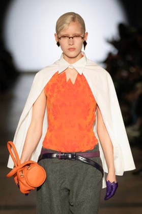 PFW - Julie Kegels Runway A model walks the runway during the Julie Kegels Womenswear Fall Winter 2026-2027 show as part of Paris Fashion Week on March 02, 2026 in Paris, France. Photo by Alain Gil Gonzalez ABACAPRESS.COM Paris France  Copyright: xGonzalezxAlain-Gil ABACAx