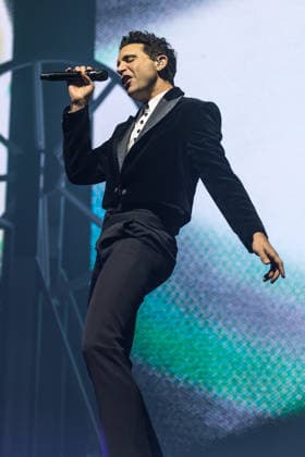 Music Concert - MIKA - Spinning Out Tour Mika performs the Spinning Out Tour on March 02, 2025 at Unipol Arena, Bologna, Italy. Casalecchio di Reno Unipol Arena Italy Copyright: xEmanuelaxVertollix xLiveMediax LPM_2323034