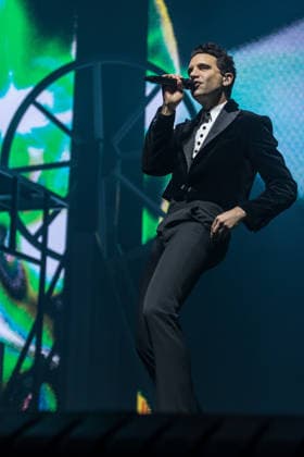 Music Concert - MIKA - Spinning Out Tour Mika performs the Spinning Out Tour on March 02, 2025 at Unipol Arena, Bologna, Italy. Casalecchio di Reno Unipol Arena Italy Copyright: xEmanuelaxVertollix xLiveMediax LPM_2323035