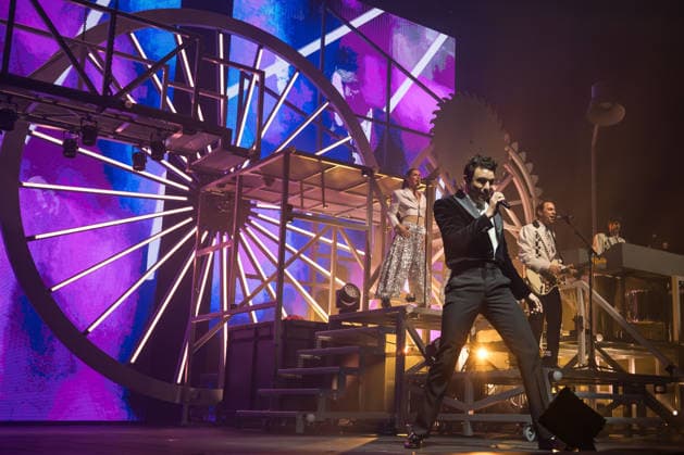 Music Concert - MIKA - Spinning Out Tour Mika performs the Spinning Out Tour on March 02, 2025 at Unipol Arena, Bologna, Italy. Casalecchio di Reno Unipol Arena Italy Copyright: xEmanuelaxVertollix xLiveMediax LPM_2323065
