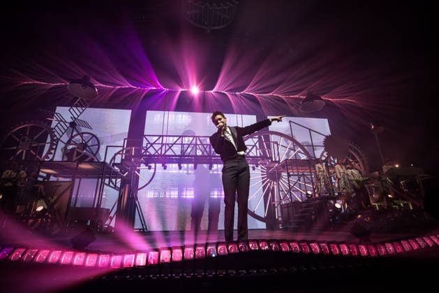 Music Concert - MIKA - Spinning Out Tour Mika performs the Spinning Out Tour on March 02, 2025 at Unipol Arena, Bologna, Italy. Casalecchio di Reno Unipol Arena Italy Copyright: xEmanuelaxVertollix xLiveMediax LPM_2323069
