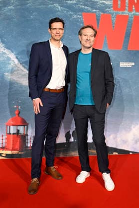Axel Gerdau und Peter Wolf bei der Weltpremiere des Dokumentarfilms On The Wave im Cinedom. Köln, 02.03.2026