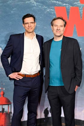 Axel Gerdau und Peter Wolf bei der Weltpremiere des Dokumentarfilms On The Wave im Cinedom. Köln, 02.03.2026