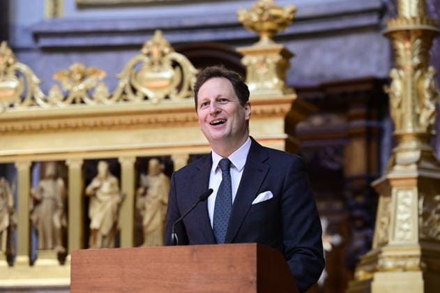 Georg Friedrich Prinz von Preußen beim Festgottesdienst zur Wiedereröffnung der Hohenzollerngruft im Berliner Dom. Berlin, 01.03.2026 *** Georg Friedrich Prince of Prussia at the festive service for the reopening of the Hohenzollern crypt in Berlin Cathedral Berlin, 01 03 2026 Copyright: xMatthiasxWehnertx