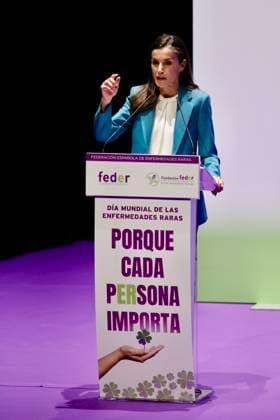The Queen presides over the event on the occasion of the World Day for Rare Diseases in Castellón Queen Letizia intervenes during the event on the occasion of the World Day for Rare Diseases, at the Palacio de Congresos de Castellón, on March 3, 2026, in Castellón de la Plana, Comunidad Valenciana Spain Organized by the Spanish Federation of Rare Diseases FEDER, the event is part of the campaign Because every person matters, an initiative that seeks to ensure equity in access to social and health resources 03 MARCH 2026 REINA LETIZIA RARE DISEASES CASTELLÓN DE LA PLANA ÁNGEL SÁNCHEZ 03 03 2026 Castellon de la Plana Community Castellon de la Plana Community Spain  Copyright: xÃNGELxSÃNCHEZx 7333582