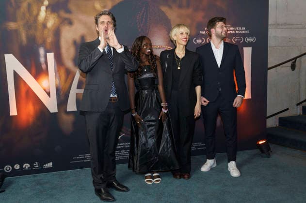 Ludwig Prinz von Bayern, Michelle Lemuya Ikeny, Katja Eichinger und Kevin Schmutzler bei der Premiere des Kinofilms Nawi - Dear Future Me in der Astor Film Lounge im Arri. München, 02.03.2026