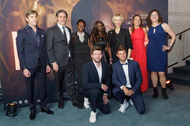 Katja Eichinger, Ludwig Prinz von Bayern, Michelle Lemuya Ikeny, Kevin Schmutzler und Tobias Schmutzler mit Cast und Team bei der Premiere des Kinofilms Nawi - Dear Future Me in der Astor Film Lounge im Arri. München, 02.03.2026