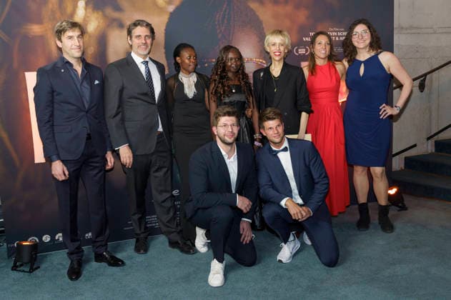 Katja Eichinger, Ludwig Prinz von Bayern, Michelle Lemuya Ikeny, Kevin Schmutzler und Tobias Schmutzler mit Cast und Team bei der Premiere des Kinofilms Nawi - Dear Future Me in der Astor Film Lounge im Arri. München, 02.03.2026