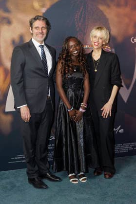 Ludwig Prinz von Bayern, Michelle Lemuya Ikeny und Katja Eichinger bei der Premiere des Kinofilms Nawi - Dear Future Me in der Astor Film Lounge im Arri. München, 02.03.2026