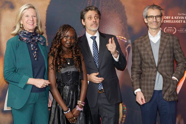 Katja Elisabeth Wildermuth, Michelle Lemuya Ikeny, Ludwig Prinz von Bayern und Björn Wilhelm bei der Premiere des Kinofilms Nawi - Dear Future Me in der Astor Film Lounge im Arri. München, 02.03.2026