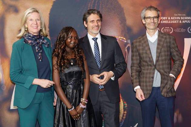 Katja Elisabeth Wildermuth, Michelle Lemuya Ikeny, Ludwig Prinz von Bayern und Björn Wilhelm bei der Premiere des Kinofilms Nawi - Dear Future Me in der Astor Film Lounge im Arri. München, 02.03.2026