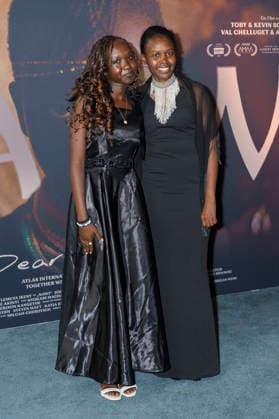 Michelle Lemuya Ikeny und Milcah Cherotich bei der Premiere des Kinofilms Nawi - Dear Future Me in der Astor Film Lounge im Arri. München, 02.03.2026