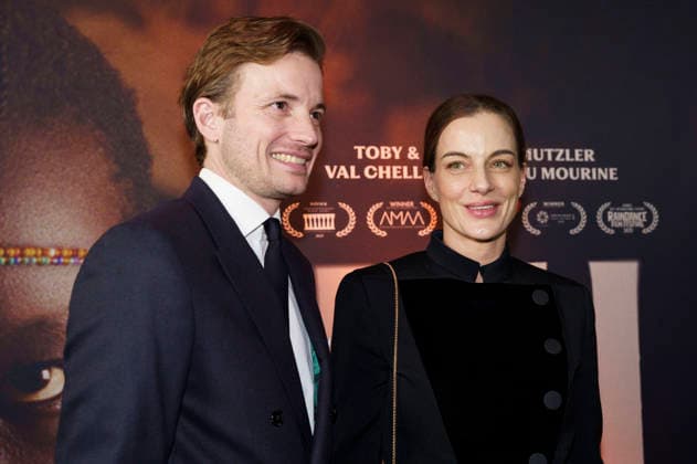 Franz-Albrecht Erbprinz zu Oettingen-Spielberg mit Ehefrau Cleo von Adelsheim bei der Premiere des Kinofilms Nawi - Dear Future Me in der Astor Film Lounge im Arri. München, 02.03.2026
