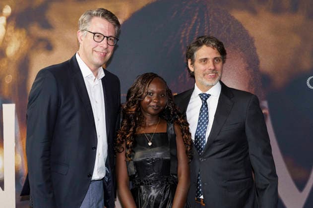 Markus Blume, Michelle Lemuya Ikeny und Ludwig Prinz von Bayern bei der Premiere des Kinofilms Nawi - Dear Future Me in der Astor Film Lounge im Arri. München, 02.03.2026