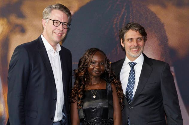 Markus Blume, Michelle Lemuya Ikeny und Ludwig Prinz von Bayern bei der Premiere des Kinofilms Nawi - Dear Future Me in der Astor Film Lounge im Arri. München, 02.03.2026