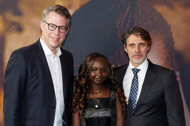 Markus Blume, Michelle Lemuya Ikeny und Ludwig Prinz von Bayern bei der Premiere des Kinofilms Nawi - Dear Future Me in der Astor Film Lounge im Arri. München, 02.03.2026