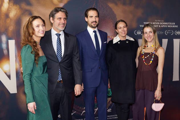 Sophie-Alexandra Prinzessin von Bayern, Prinz Philippos von Griechenland und Dänemark, Prinzessin Nina Nastassja Jade von Griechenland und Dänemark und Ekaterina Prinzessin von Hannover bei der Premiere des Kinofilms Nawi - Dear Future Me in der Astor Film Lounge im Arri. München, 02.03.2026