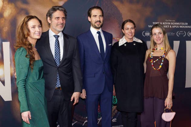 Sophie-Alexandra Prinzessin von Bayern, Prinz Philippos von Griechenland und Dänemark, Prinzessin Nina Nastassja Jade von Griechenland und Dänemark und Ekaterina Prinzessin von Hannover bei der Premiere des Kinofilms Nawi - Dear Future Me in der Astor Film Lounge im Arri. München, 02.03.2026