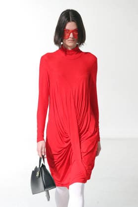 PFW - Maitrepierre Runway A model walks the runway during the Maitrepierre Womenswear Fall Winter 2026-2027 show as part of Paris Fashion Week on March 3, 2026 in Paris, France. Photo by Alain Gil Gonzalez ABACAPRESS.COM Paris France  Copyright: xGonzalezxAlain-Gil ABACAx