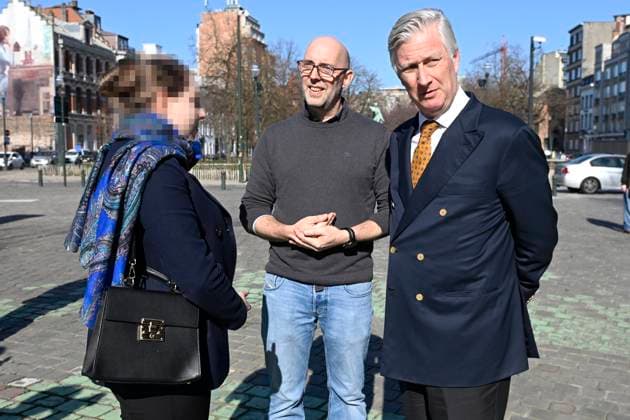 King Philippe visited the non-profit organization DIOGENES BRUSSELS, BELGIUM - MARCH 03 : King Philippe visited the non-profit organization DIOGENES, a service that helps the homeless and aims to reconnect people living on the streets with the rest of society. The King met with homeless individuals and learned about the organization s operations. He then chaired a roundtable discussion with DIOGENES staff, representatives from various partner organizations, and experts in the fields of homelessness and poverty on March 3, 2026 in Brussels, Belgium, 03 03 2026 Brussels Belgium  Copyright: xDidierxLebrunx