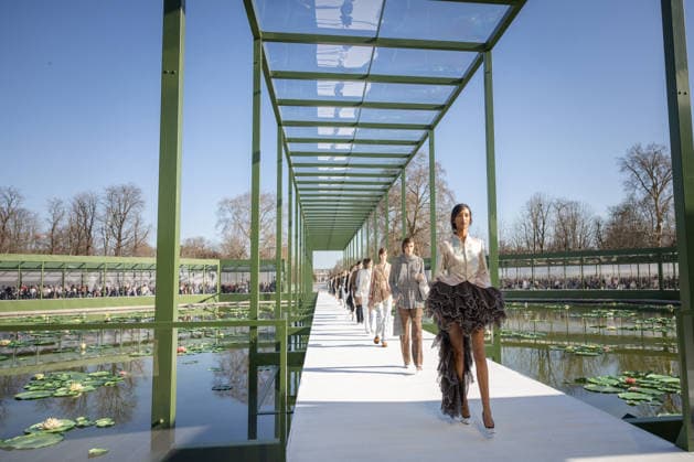 PFW - Dior Runway A model walks the runway during the Christian Dior Womenswear Fall Winter 2026-2027 show as part of Paris Fashion Week on March 3, 2026 in Paris, France. Photo by Alexis Jumeau ABACAPRESS.COM Paris France  Copyright: xJumeauxAlexis ABACAx
