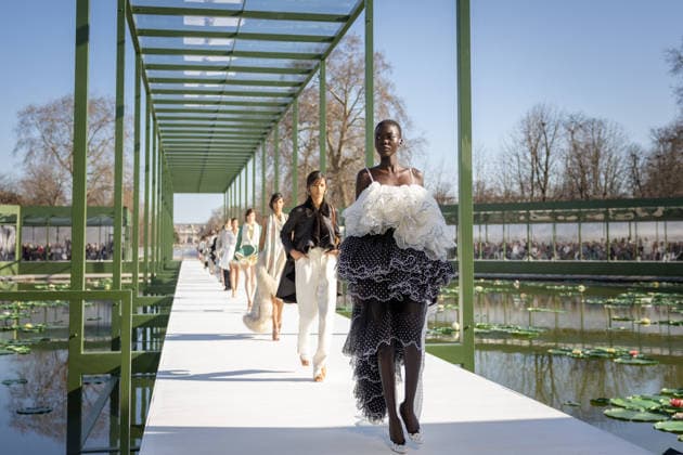 PFW - Dior Runway A model walks the runway during the Christian Dior Womenswear Fall Winter 2026-2027 show as part of Paris Fashion Week on March 3, 2026 in Paris, France. Photo by Alexis Jumeau ABACAPRESS.COM Paris France  Copyright: xJumeauxAlexis ABACAx