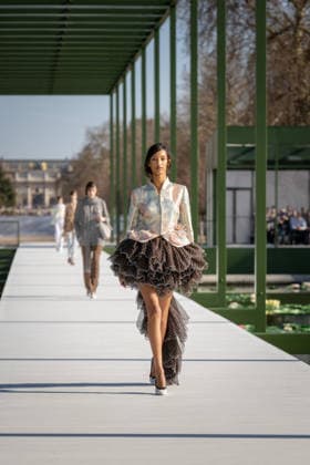 PFW - Dior Runway A model walks the runway during the Christian Dior Womenswear Fall Winter 2026-2027 show as part of Paris Fashion Week on March 3, 2026 in Paris, France. Photo by Alexis Jumeau ABACAPRESS.COM Paris France  Copyright: xJumeauxAlexis ABACAx