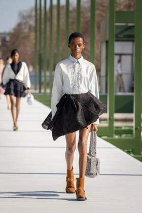 PFW - Dior Runway A model walks the runway during the Christian Dior Womenswear Fall Winter 2026-2027 show as part of Paris Fashion Week on March 3, 2026 in Paris, France. Photo by Alexis Jumeau ABACAPRESS.COM Paris France  Copyright: xJumeauxAlexis ABACAx