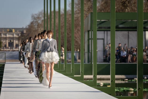 PFW - Dior Runway A model walks the runway during the Christian Dior Womenswear Fall Winter 2026-2027 show as part of Paris Fashion Week on March 3, 2026 in Paris, France. Photo by Alexis Jumeau ABACAPRESS.COM Paris France  Copyright: xJumeauxAlexis ABACAx