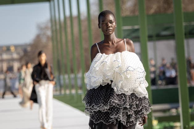 PFW - Dior Runway A model walks the runway during the Christian Dior Womenswear Fall Winter 2026-2027 show as part of Paris Fashion Week on March 3, 2026 in Paris, France. Photo by Alexis Jumeau ABACAPRESS.COM Paris France  Copyright: xJumeauxAlexis ABACAx