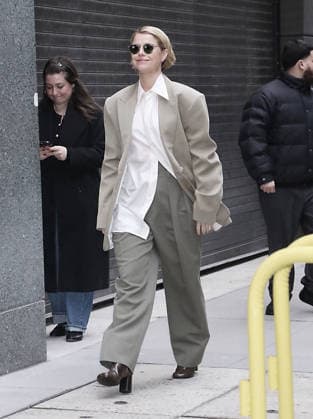New York March 03, 2026 Jessie Buckley on Good Morning America to talk about her new movie Bridw in New York. March 03, 2026. Copyright: xRWx xMediaPunchx