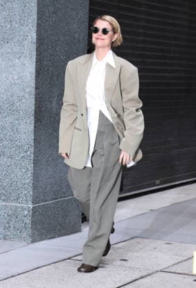 New York March 03, 2026 Jessie Buckley on Good Morning America to talk about her new movie Bridw in New York. March 03, 2026. Copyright: xRWx xMediaPunchx