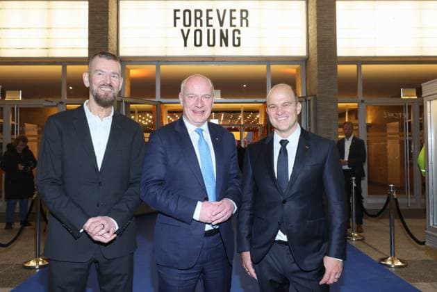 Wiedereröffnung des Kino International Heinrich-Georg Kloster, Kai Wegner, Christian Bräuer Offizielle Wiedereröffnung des Kino International in Berlin Karl-Marx-Allee, Datum: 03.03.2026 Copyright: xEventpress Kratschx