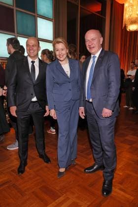 Wiedereröffnung des Kino International Christian Bräuer, Franziska Giffey, Kai Wegner Offizielle Wiedereröffnung des Kino International in Berlin Karl-Marx-Allee, Datum: 03.03.2026 Copyright: xEventpress Kratschx