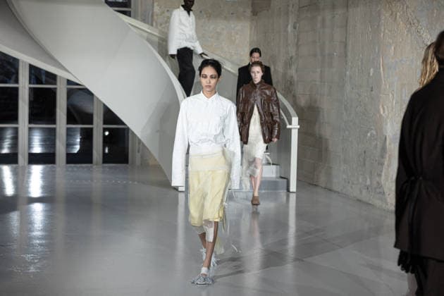PFW ALAINPAUL Runway NB Model walk at the ALAINPAUL Womenswear Fall Winter 2026-2027 show as part of Paris Fashion Week on March 03, 2026 in Paris, France. Photo by Nasser Berzane ABACAPRESS.COM Paris France  Copyright: xBerzanexNasser ABACAx