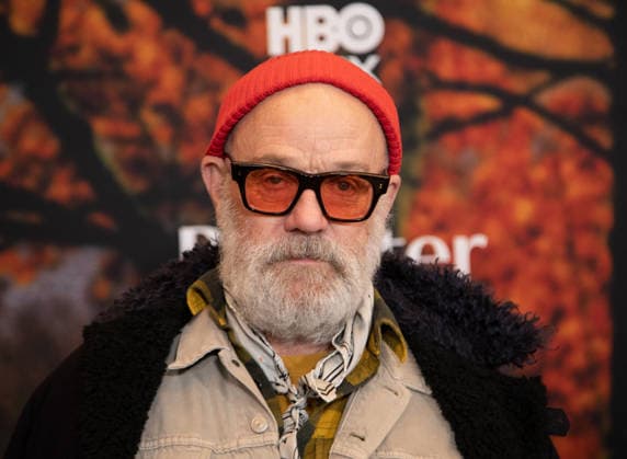 Michael Stipe arrives on the red carpet at the premiere of HBO Rooster on Tuesday, March 3, 2026 in New York City.  NYP20260303514 SERENAxXUxNING