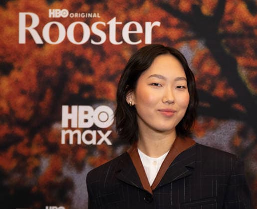 Madison Hu arrives on the red carpet at the premiere of HBO Rooster on Tuesday, March 3, 2026 in New York City.  NYP20260303517 SERENAxXUxNING