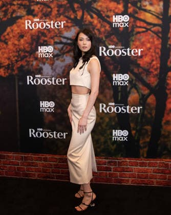 Lauren Tsai arrives on the red carpet at the premiere of HBO Rooster on Tuesday, March 3, 2026 in New York City.  NYP20260303532 SERENAxXUxNING