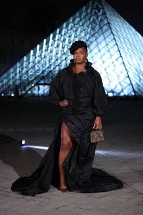 PFW Le Grand Diner du Louvre Arrivals Photocall Romane Dicko attending the Le Grand Diner du Louvre Arrivals Photocall at the Musee du Louvre as part of Paris Fashion Week on March 03, 2026 in Paris, France. Photo by Jerome Dominé ABACAPRESS.COM Paris France  Copyright: xDominexJerome ABACAx