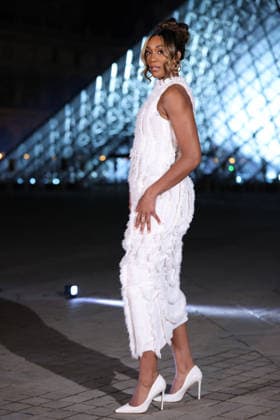 PFW Le Grand Diner du Louvre Arrivals Photocall A ja Wilson attending the Le Grand Diner du Louvre Arrivals Photocall at the Musee du Louvre as part of Paris Fashion Week on March 03, 2026 in Paris, France. Photo by Jerome Dominé ABACAPRESS.COM Paris France  Copyright: xDominexJerome ABACAx