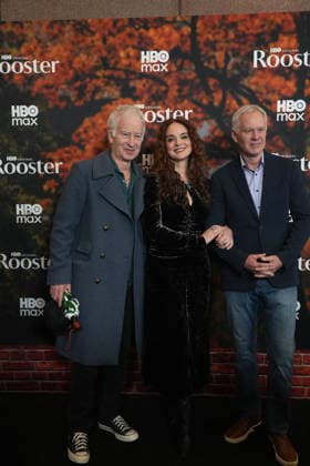 March 3, 2026, New York, Ny, USA: JOHN MCENROE, MELISSA ERRICO and PATRICK MCENROE attend the red carpet premiere for HBO original comedy series Rooster,.787 Seventh Avenue, NYC.March 3, 2026. . Red carpet premiere for HBO original comedy series Rooster,.787 Seventh Avenue, NYC.March 3, 2026. New York USA - ZUMAms4_ 20260303_faf_ms4_021 Copyright: xSoniaxMoskowitzxGordonx