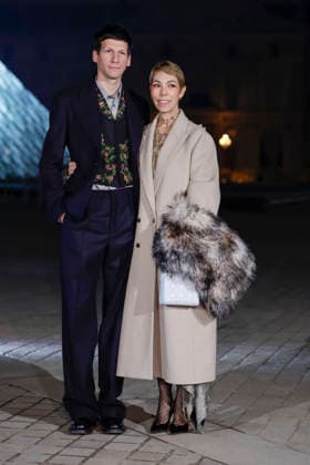 Sam Maouchi, Mathilde Favier - Le Grand Diner du Louvre, à Paris France, le 3 mars 2026 Olivier Borde Bestimage Photocall of Le Grand Diner du Louvre , France, March 3rd , 2026 Olivier Borde Paris France  Copyright: xOLIVIERxBORDEx xBESTIMAGExOLIVIERxBORDEx xBESTIMAGEx