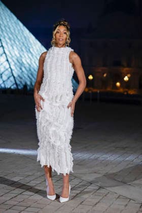 A ja Wilson - Le Grand Diner du Louvre, à Paris France, le 3 mars 2026 Olivier Borde Bestimage Photocall of Le Grand Diner du Louvre , France, March 3rd , 2026 Olivier Borde Paris France  Copyright: xOLIVIERxBORDEx xBESTIMAGExOLIVIERxBORDEx xBESTIMAGEx