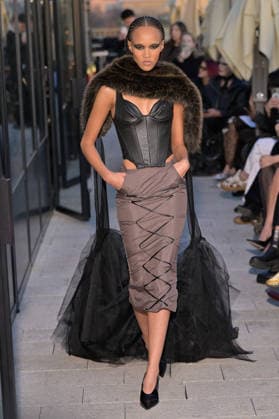 PFW - Pressiat Runway A model walks the runway during the Pressiat Womenswear Fall Winter 2026-2027 show as part of Paris Fashion Week on March 03, 2026 in Paris, France. Photo by Jana Call me J ABACAPRESS.COM Paris Ile de France France  Copyright: xJanaxCallxmexJ ABACAx