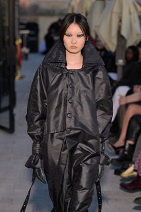 PFW - Pressiat Runway A model walks the runway during the Pressiat Womenswear Fall Winter 2026-2027 show as part of Paris Fashion Week on March 03, 2026 in Paris, France. Photo by Jana Call me J ABACAPRESS.COM Paris Ile de France France  Copyright: xJanaxCallxmexJ ABACAx